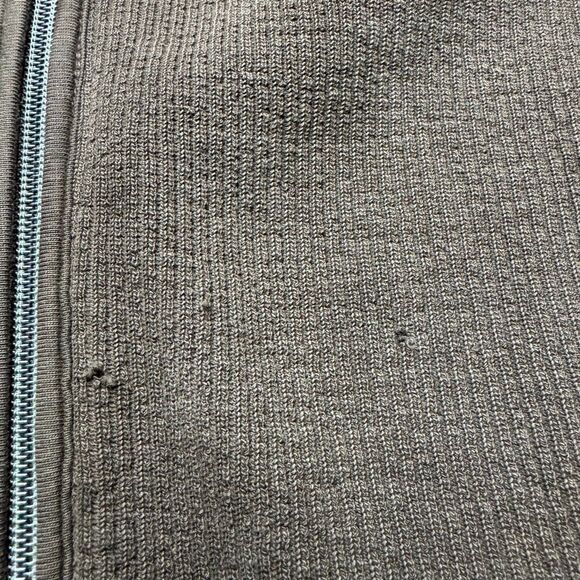 Vintage Tommy Bahama Full Zip Sweater Mens XXL Mock Nexk Brown - Picture 3 of 8